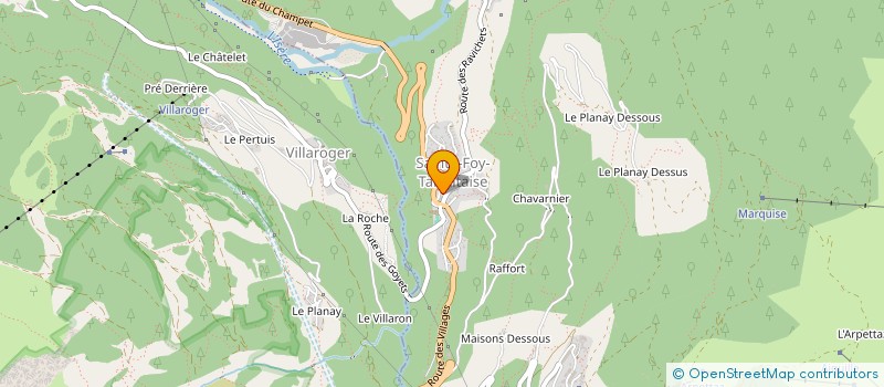 localisation de l'entreprise SOCIETE CIVILE IMMOBILIERE MEHERS PAR ABREVIATON S.C.I. MEHERS  SAINTE-FOY-TARENTAISE