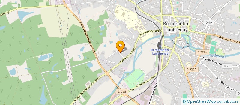 localisation de l'entreprise SOCIETE CIVILE IMMOBILIERE MEILDA  ROMORANTIN-LANTHENAY