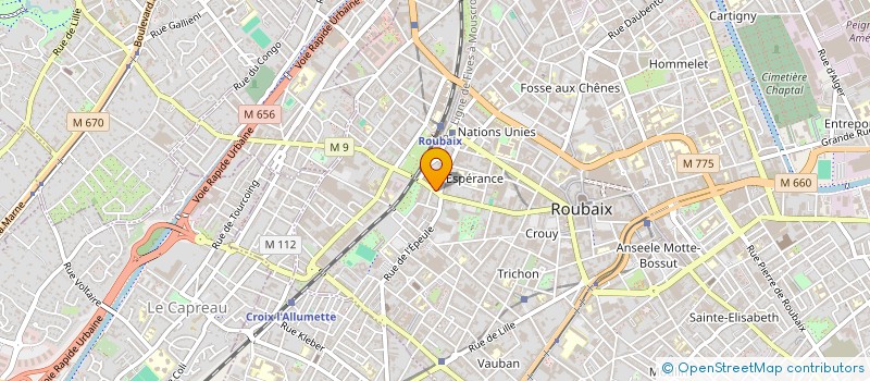 localisation de l'entreprise SOCIETE CIVILE IMMOBILIERE MEISSA  ROUBAIX