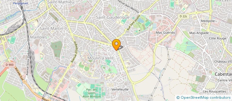 localisation de l'entreprise SOCIETE CIVILE IMMOBILIERE MELGA à PERPIGNAN