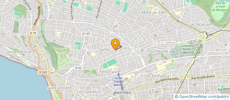 localisation de l'entreprise SOCIETE CIVILE IMMOBILIERE MEMA3L à LE HAVRE