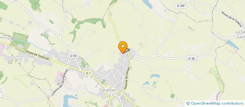 localisation de l'entreprise SOCIETE CIVILE IMMOBILIERE MENARD LAURAGAIS PAR ABREVIATION SCI MENARD LAURAGAIS à CARAMAN