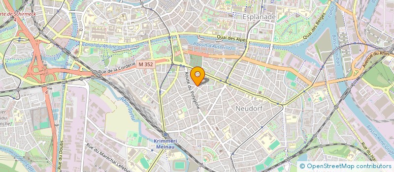 localisation de l'entreprise SOCIETE CIVILE IMMOBILIERE MERI  STRASBOURG