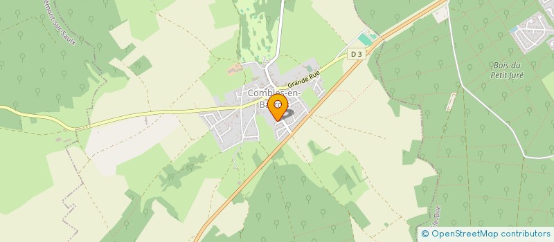 localisation de l'entreprise SOCIETE CIVILE IMMOBILIERE METTIS  COMBLES-EN-BARROIS