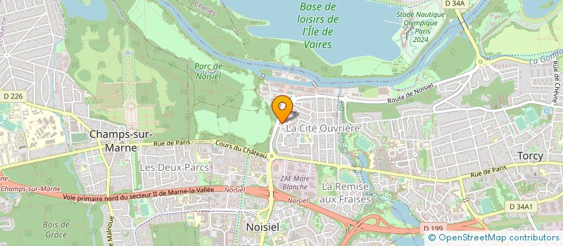 localisation de l'entreprise SOCIETE CIVILE IMMOBILIERE MEZIANI ET FILS  NOISIEL