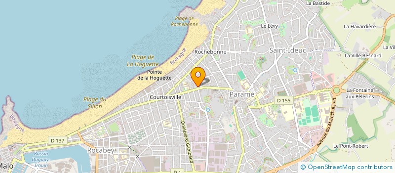 localisation de l'entreprise SOCIETE CIVILE IMMOBILIERE MFM  SAINT-MALO