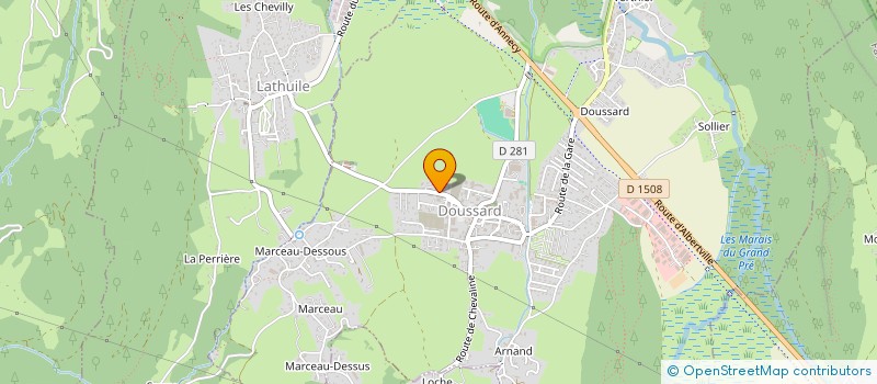 localisation de l'entreprise SOCIETE CIVILE IMMOBILIERE MGL  LATHUILE