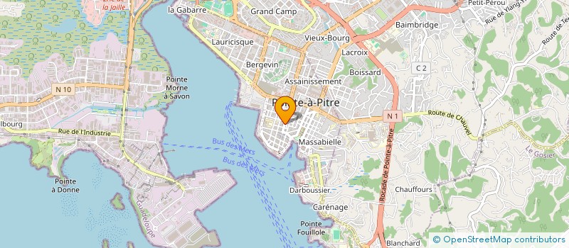 localisation de l'entreprise SOCIETE CIVILE IMMOBILIERE MHB à POINTE A PITRE