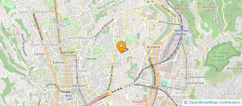 localisation de l'entreprise SOCIETE CIVILE IMMOBILIERE MICAD à NICE