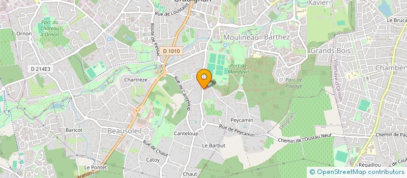 localisation de l'entreprise SOCIETE CIVILE IMMOBILIERE MILA-SCI MILA  GRADIGNAN