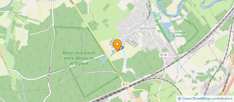 localisation de l'entreprise SOCIETE CIVILE IMMOBILIERE MILADY  GENEUILLE