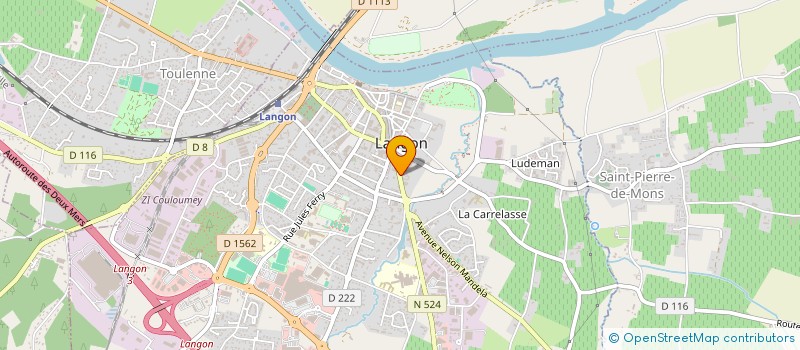 localisation de l'entreprise SOCIETE CIVILE IMMOBILIERE MILO à LANGON