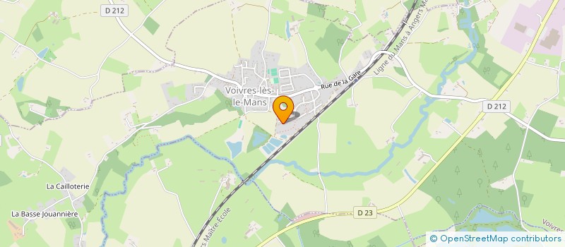 localisation de l'entreprise SOCIETE CIVILE IMMOBILIERE MILZ  VOIVRES-LES-LE-MANS