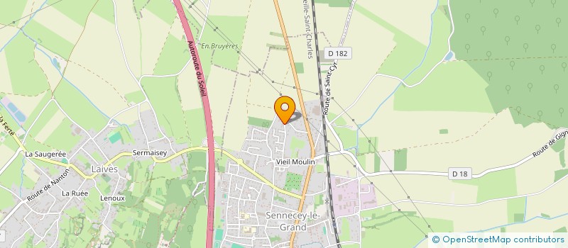 localisation de l'entreprise SOCIETE CIVILE IMMOBILIERE MIMULA  SENNECEY-LE-GRAND