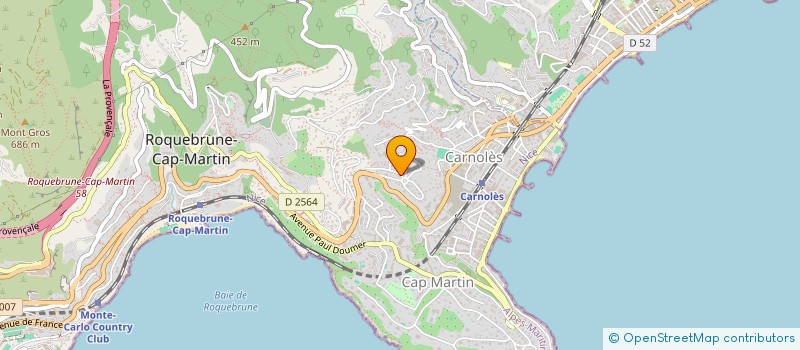 localisation de l'entreprise SOCIETE CIVILE IMMOBILIERE MIMUS à ROQUEBRUNE-CAP-MARTIN