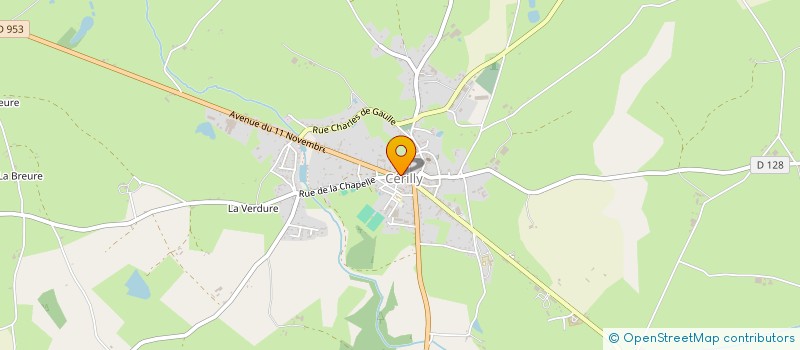 localisation de l'entreprise SOCIETE CIVILE IMMOBILIERE MINET  CERILLY