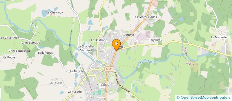 localisation de l'entreprise SOCIETE CIVILE IMMOBILIERE MIRA-BELLE à CHALUS