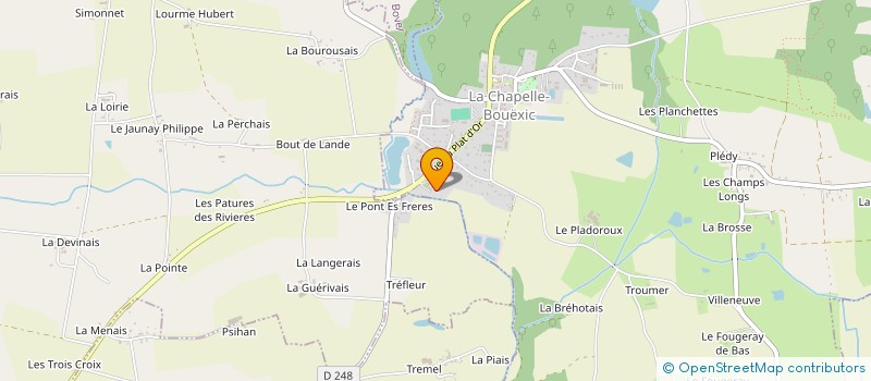 localisation de l'entreprise SOCIETE CIVILE IMMOBILIERE MITINVEST ET PAR ABREVIATION SCI MITINVEST  LA CHAPELLE-BOUEXIC