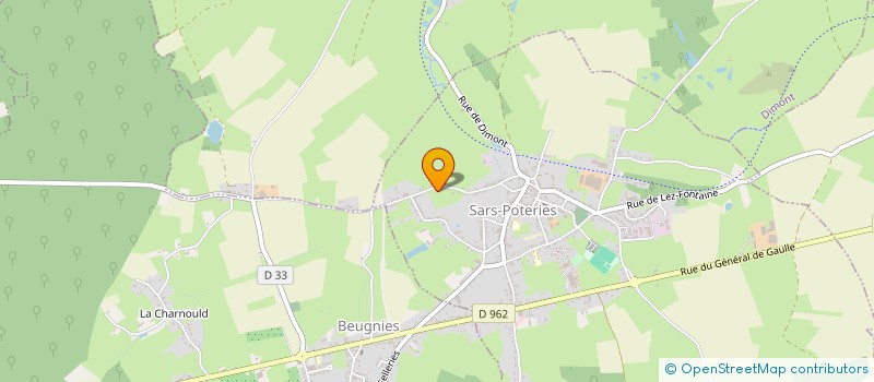 localisation de l'entreprise SOCIETE CIVILE IMMOBILIERE MIZAR URSA MAJOR  SARS-POTERIES