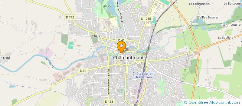 localisation de l'entreprise SOCIETE CIVILE IMMOBILIERE MJ  CHATEAUBRIANT