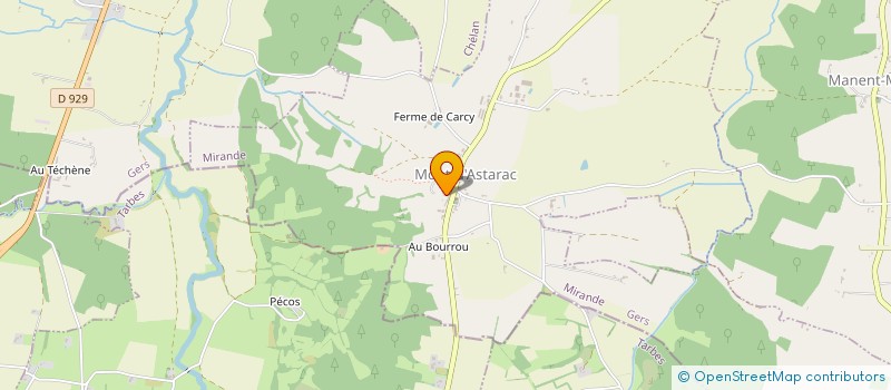 localisation de l'entreprise SOCIETE CIVILE IMMOBILIERE MJB.P.C  MASSEUBE