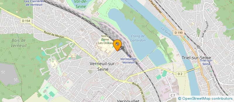 localisation de l'entreprise SOCIETE CIVILE IMMOBILIERE MLK  VERNEUIL-SUR-SEINE