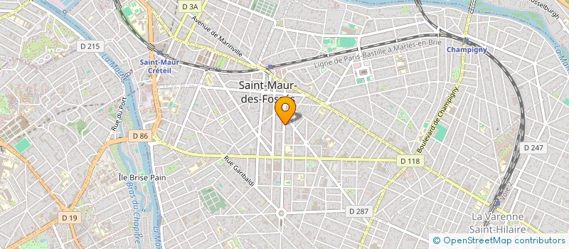 localisation de l'entreprise SOCIETE CIVILE IMMOBILIERE MLN à SAINT-MAUR-DES-FOSSES