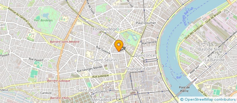 localisation de l'entreprise SOCIETE CIVILE IMMOBILIERE MMC2  BORDEAUX