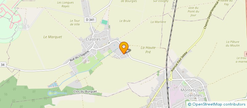 localisation de l'entreprise SOCIETE CIVILE IMMOBILIERE MODEL  CLASTRES