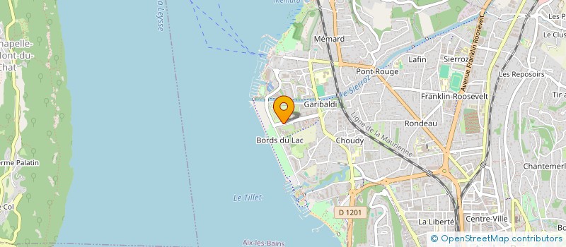 localisation de l'entreprise SOCIETE CIVILE IMMOBILIERE MOLIETS - OCEAN à AIX-LES-BAINS