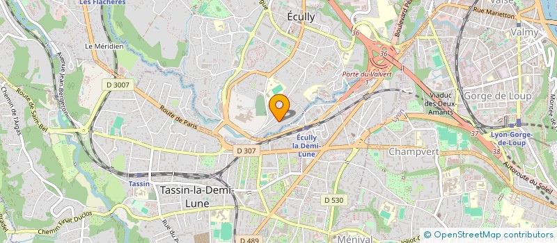 localisation de l'entreprise SOCIETE CIVILE IMMOBILIERE MOLLARET  ECULLY