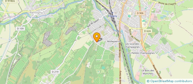 localisation de l'entreprise SOCIETE CIVILE IMMOBILIERE MOLLEPIERRE  CHAGNY