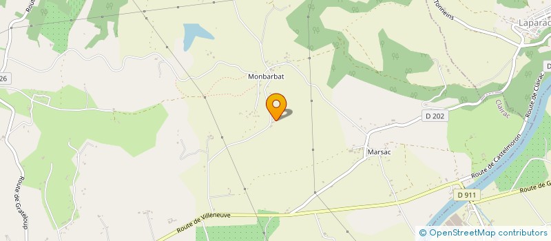 localisation de l'entreprise SOCIETE CIVILE IMMOBILIERE MONDOU  CLAIRAC