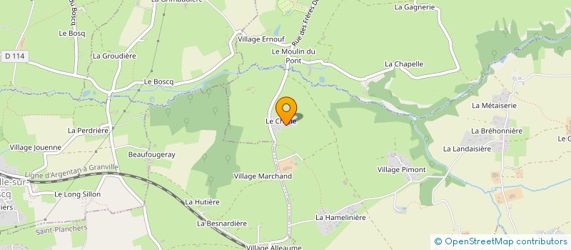 localisation de l'entreprise SOCIETE CIVILE IMMOBILIERE MONROUX  SAINT-JEAN-DES-CHAMPS