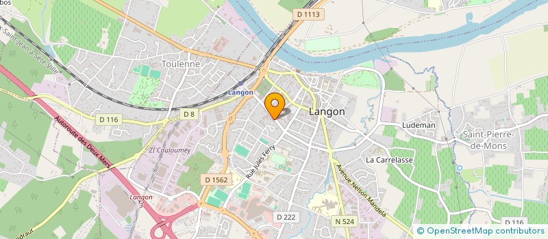 localisation de l'entreprise SOCIETE CIVILE IMMOBILIERE MONTADORAY  LANGON