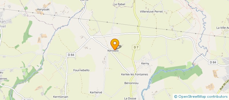 localisation de l'entreprise SOCIETE CIVILE IMMOBILIERE MONTCHAVIN L.B  CHATELAUDREN-PLOUAGAT