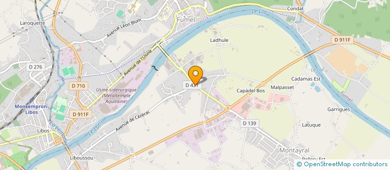 localisation de l'entreprise SOCIETE CIVILE IMMOBILIERE MONTILLET  MONTAYRAL