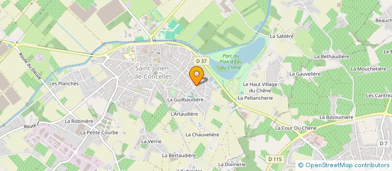 localisation de l'entreprise SOCIETE CIVILE IMMOBILIERE MONTIMMO  SAINT-JULIEN-DE-CONCELLES