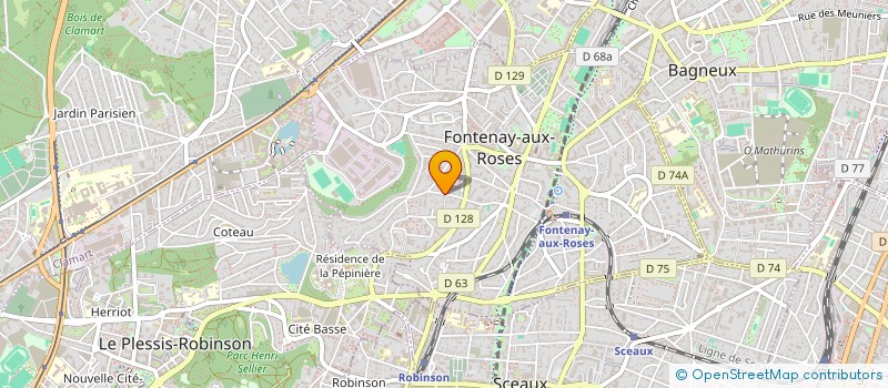 localisation de l'entreprise SOCIETE CIVILE IMMOBILIERE MONTOBAN à FONTENAY-AUX-ROSES