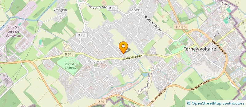 localisation de l'entreprise SOCIETE CIVILE IMMOBILIERE MONTOINE LD à PREVESSIN-MOENS
