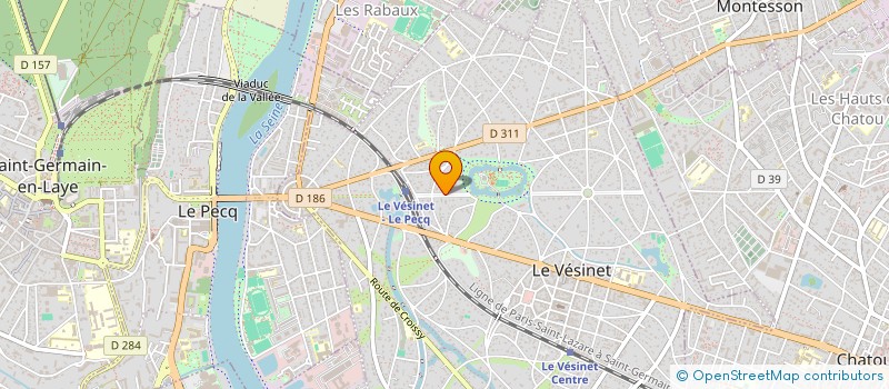 localisation de l'entreprise SOCIETE CIVILE IMMOBILIERE MONTORGUEIL 25  LE VESINET