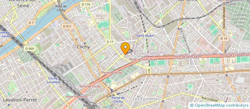localisation de l'entreprise SOCIETE CIVILE IMMOBILIERE MONWEBIMMO à CLICHY
