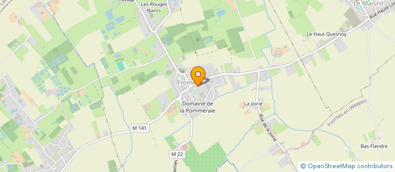 localisation de l'entreprise SOCIETE CIVILE IMMOBILIERE MOREAU  FROMELLES