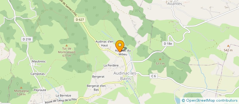 localisation de l'entreprise SOCIETE CIVILE IMMOBILIERE MORERE à MONTJOIE-EN-COUSERANS