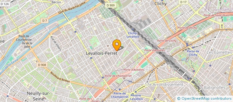 localisation de l'entreprise SOCIETE CIVILE IMMOBILIERE MORGAN à LEVALLOIS-PERRET