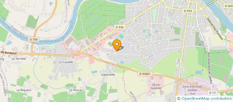 localisation de l'entreprise SOCIETE CIVILE IMMOBILIERE MORGANE à BERGERAC