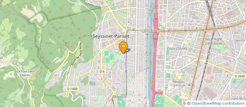 localisation de l'entreprise SOCIETE CIVILE IMMOBILIERE MORNEY  SEYSSINET-PARISET