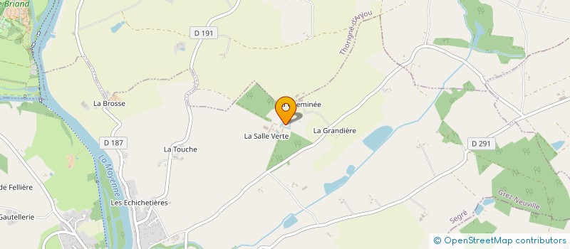 localisation de l'entreprise SOCIETE CIVILE IMMOBILIERE MOULIN DE LA GRANDIERE à GREZ-NEUVILLE