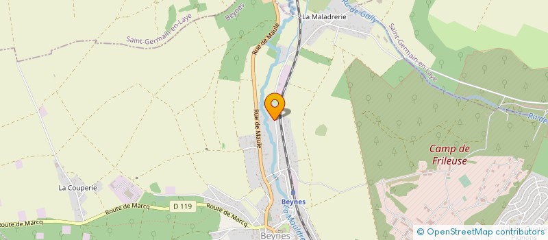 localisation de l'entreprise SOCIETE CIVILE IMMOBILIERE MOULIN DES FOURNEAUX  BEYNES