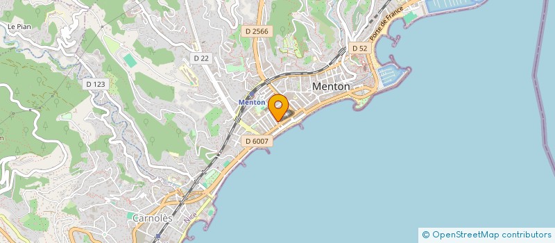 localisation de l'entreprise SOCIETE CIVILE IMMOBILIERE MOUSTIQUE à MENTON